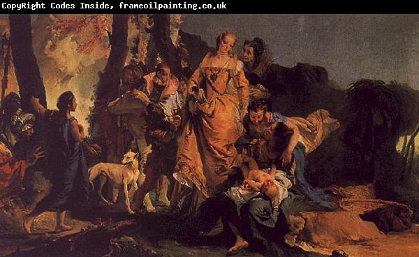 Giovanni Battista Tiepolo The Finding of Moses